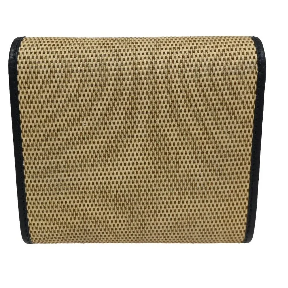 GUCCI GG Horsebit Bifold Wallet Purse Canvas Leather Beige GHW Italy 38TA347 - Picture 3 of 13